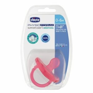 CHUPETE SILICONA ROSA CHICCO ROSA 0-6M