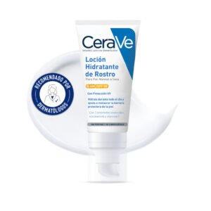 Loción hidratante de rostro spf50