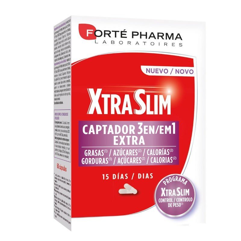 XTRASLIM CAPTADOR 3EN1 60 CAP