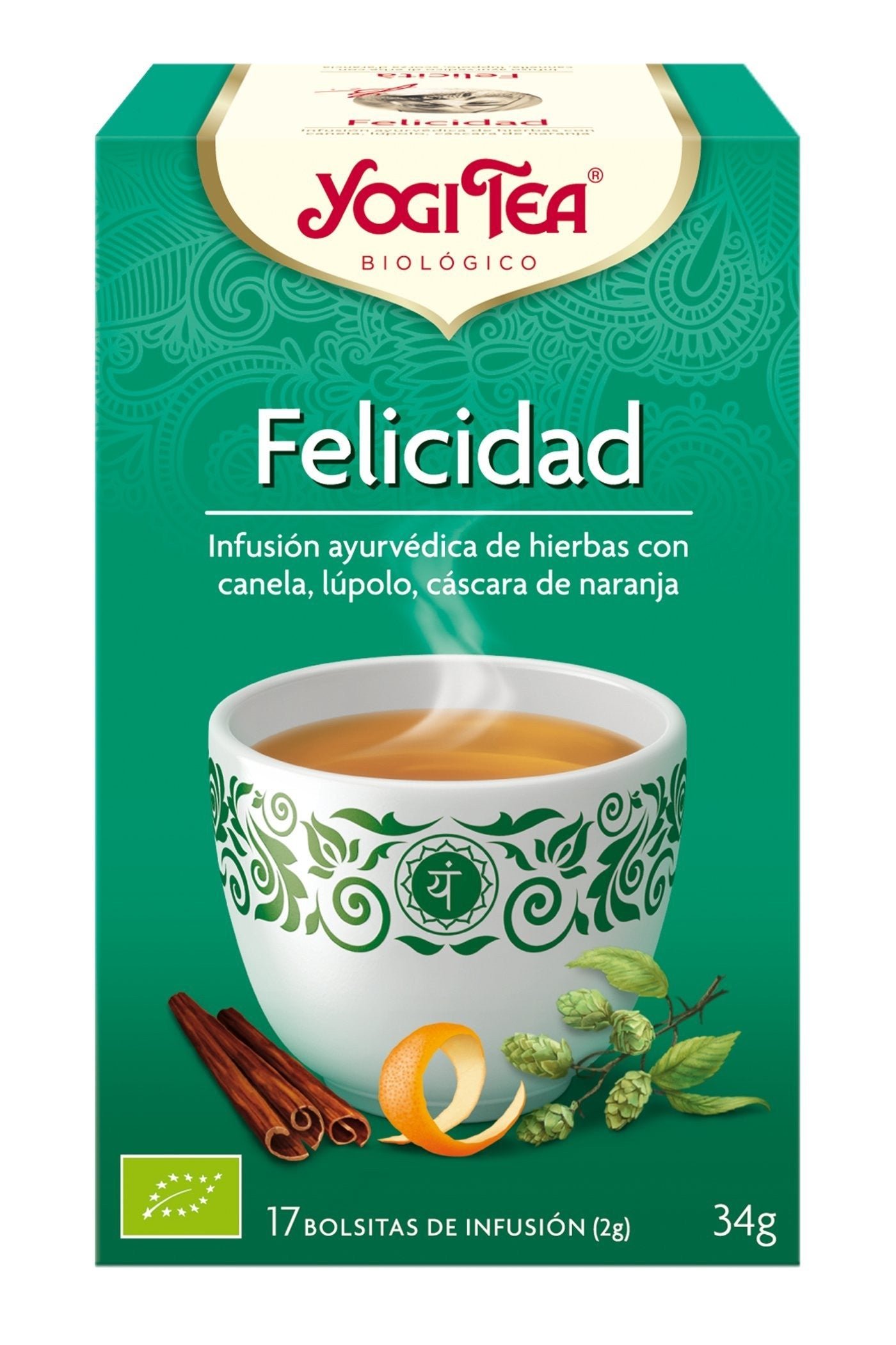 YOGI TEA BIO FELICIDAD INFUSION