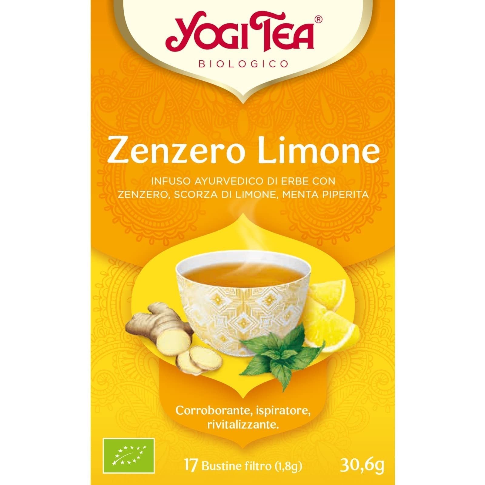 YOGI TEA JENGIBRE Y LIMÓN 17 BOLSITAS