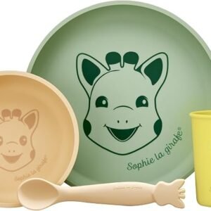 VAJILLA INFANTIL 5 PIEZAS JIRAFA