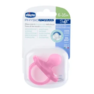 CHUPETE SOFT CHICCO SILICONA 6-16M ROSA