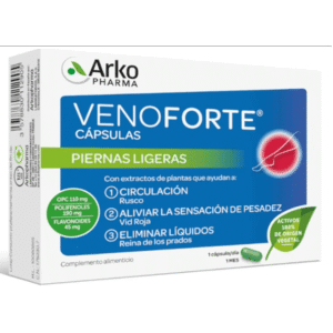 VENOFORTE 30 CÁPSULAS PIERNAS LIGERAS