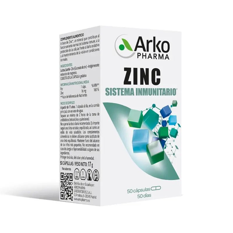 ZINC SISTEMA INMUNITARIO ARKOPHARMA