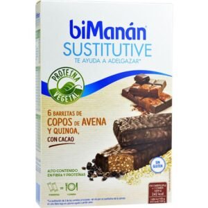 BIMANÁN BARRITAS COPOS DE  AVENA Y CHÍA