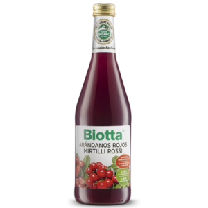 JUGO DE ARÁNDANOS ROJOS BIOTTA