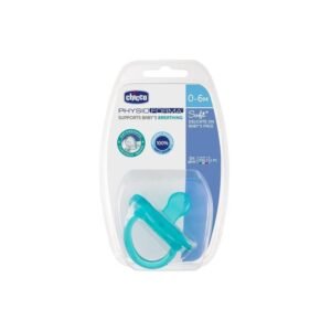 CHUPETE SOFT SILICONA CHICCO AZUL 0-6M