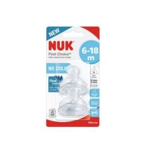 TETINAS NUK 6-18M SILICONA ORF. L