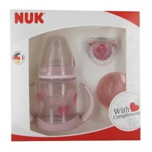 SET BABY ROSE & BLUE NUK