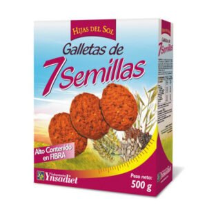 GALLETA 7 SEMILLAS 500G HIJAS DEL SOL