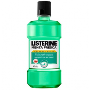 LISTERINE MENTA FRESCA ENJUAGUE 500ML