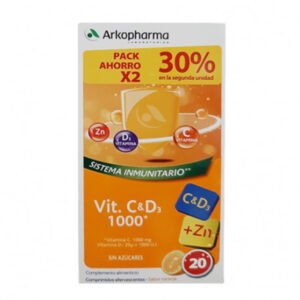 VITAMINA C+D3+ZN 40 COMP